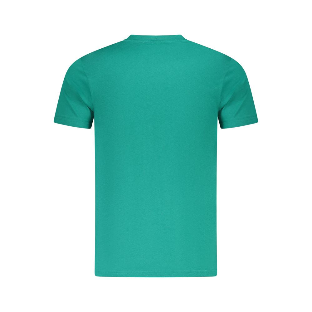 Cavalli Class Verde Cotton Men T-Shirt | Regal Royce
