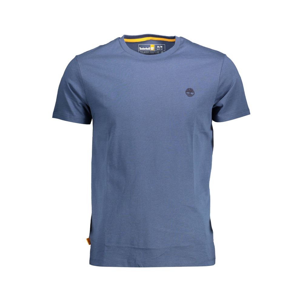 Timberland Blue Organic Cotton Men T-Shirt | Regal Royce