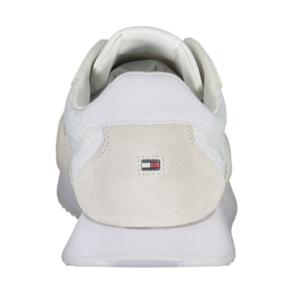 Tommy Hilfiger White Polyester Men Sneaker | Regal Royce