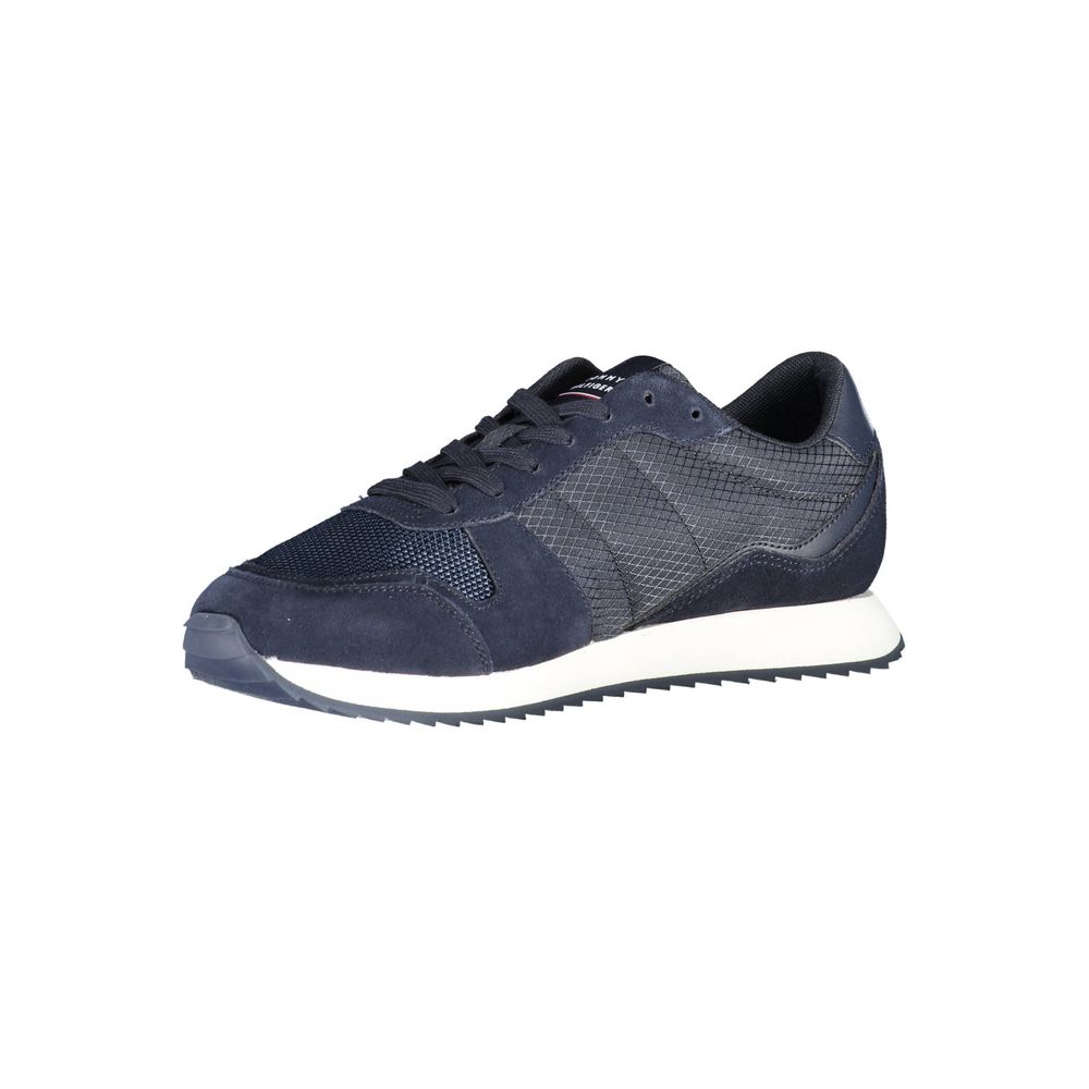 Tommy Hilfiger Blue Polyester Men Sneaker | Regal Royce