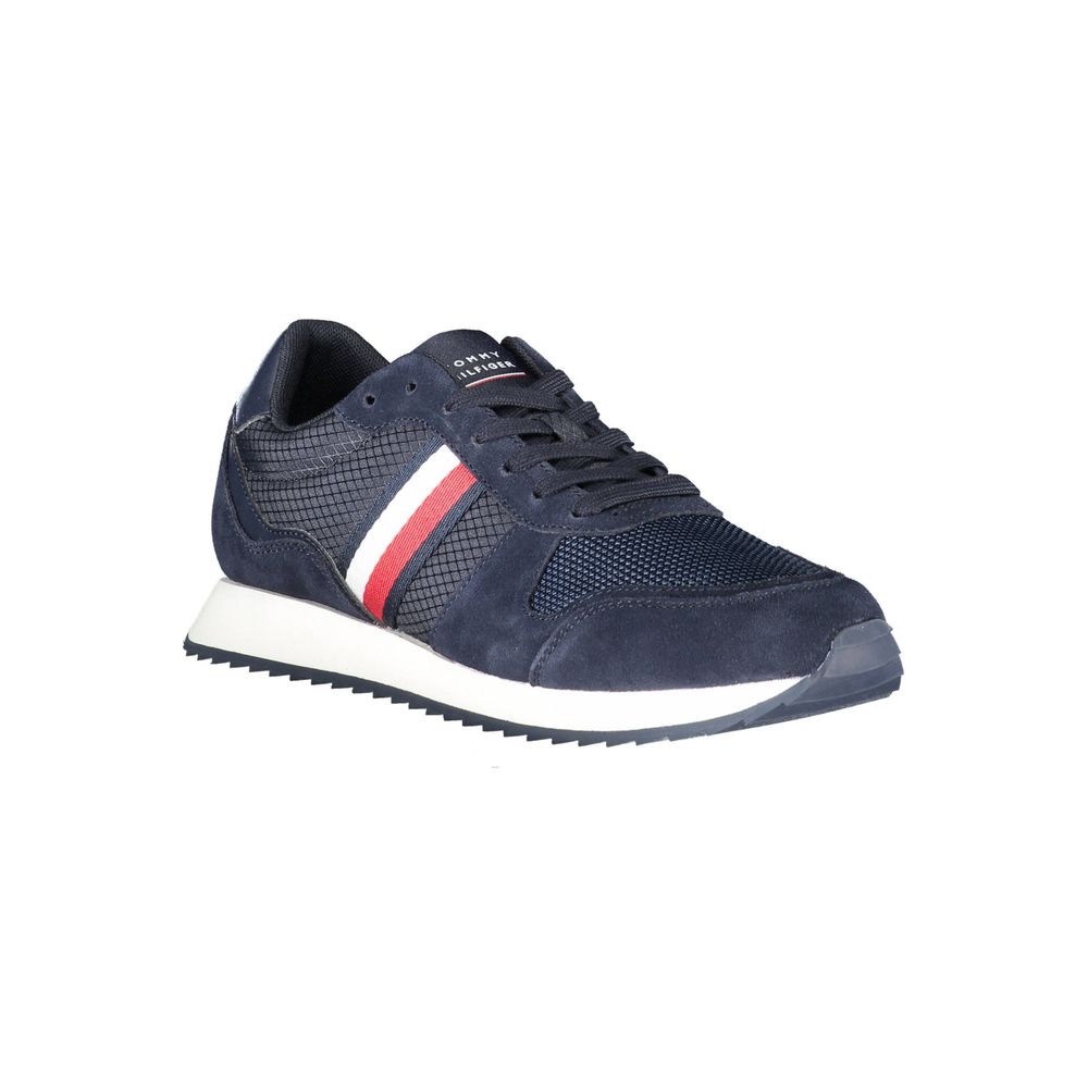 Tommy Hilfiger Blue Polyester Men Sneaker | Regal Royce