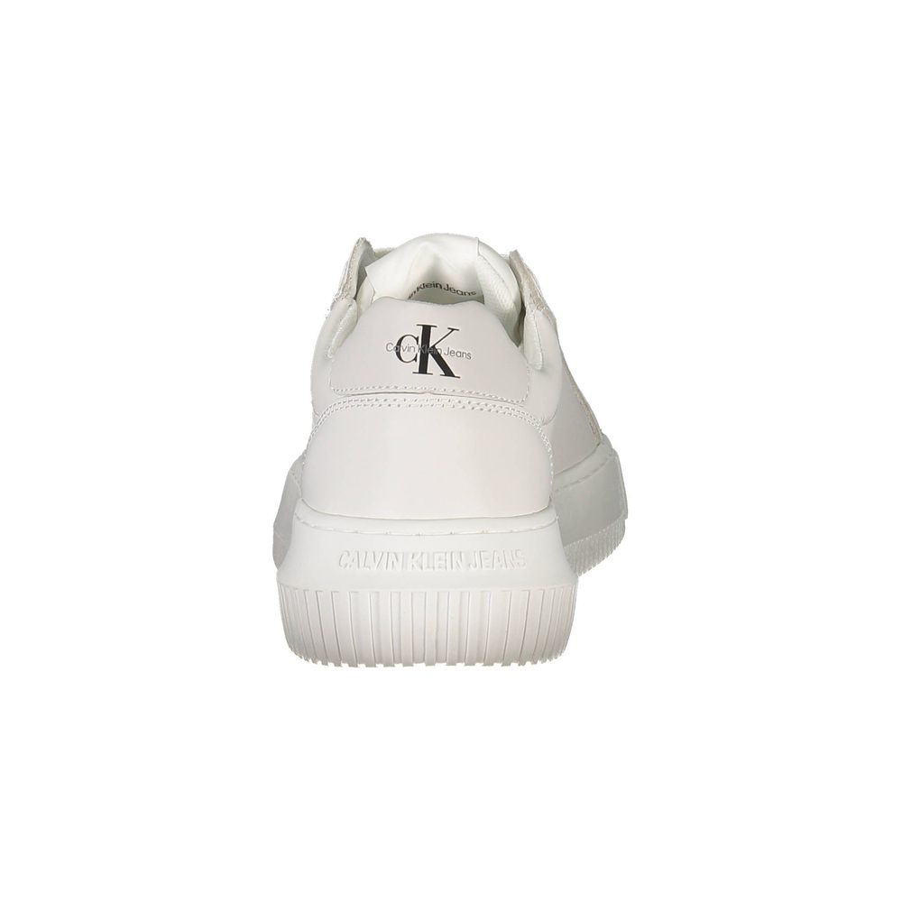 Calvin Klein White Polyester Women Sneaker | Regal Royce