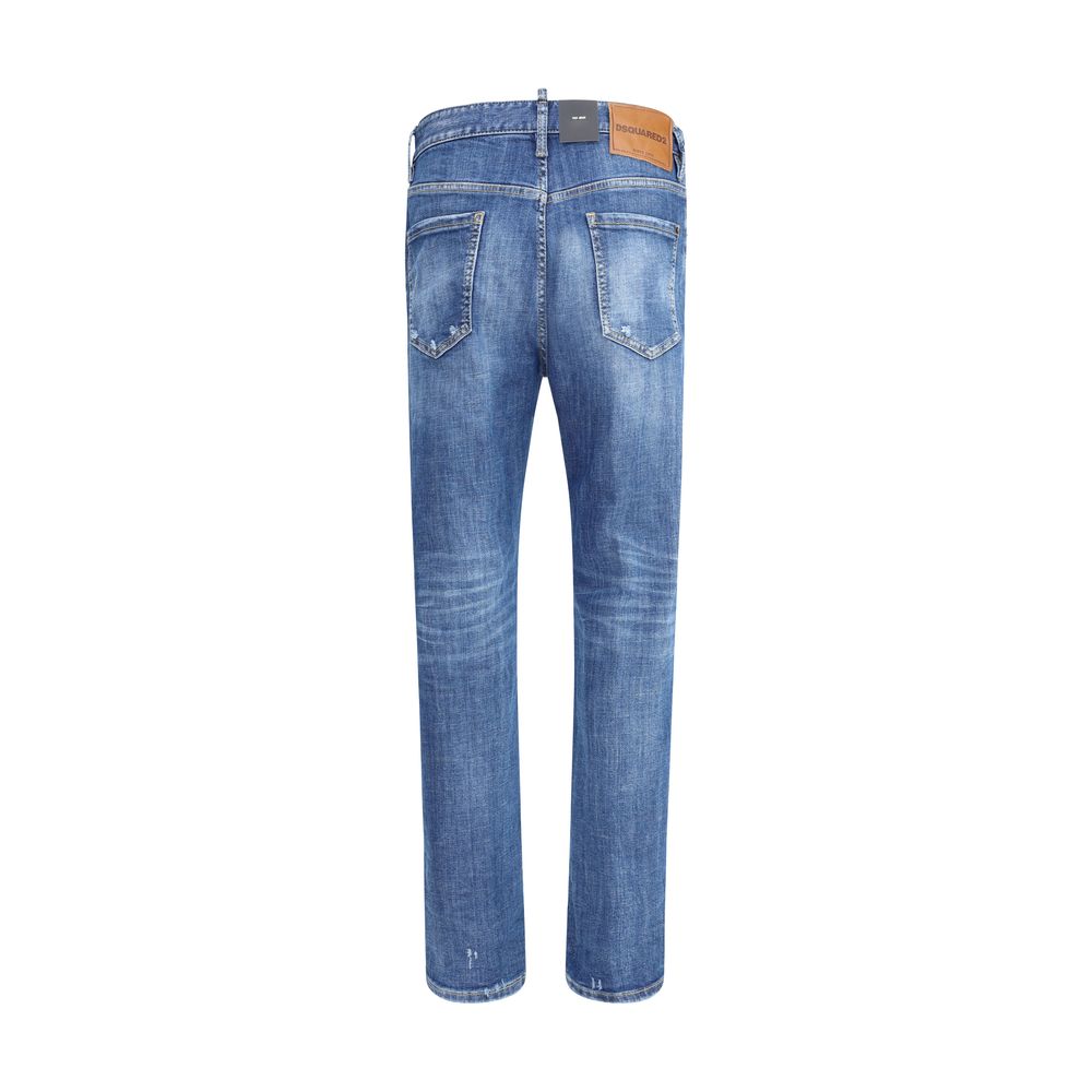 Dsquared² Blue Cotton Skinny Jeans | Regal Royce