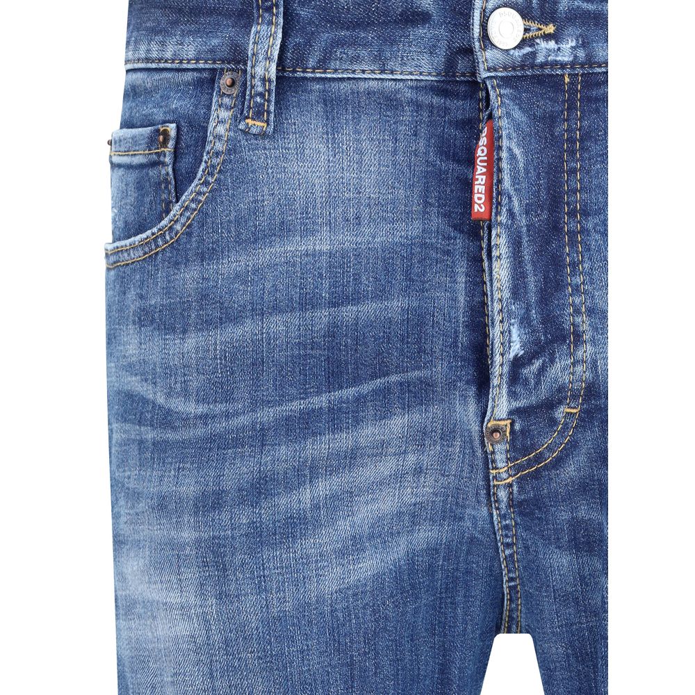 Dsquared² Blue Cotton Skinny Jeans | Regal Royce