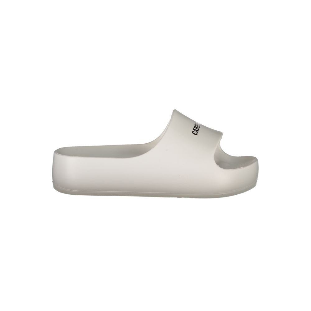 Carrera Bianco Poliuretano Women Slipper | Regal Royce