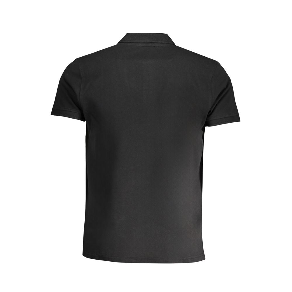 Cavalli Class Black Cotton Men's Polo Shirt | Regal Royce