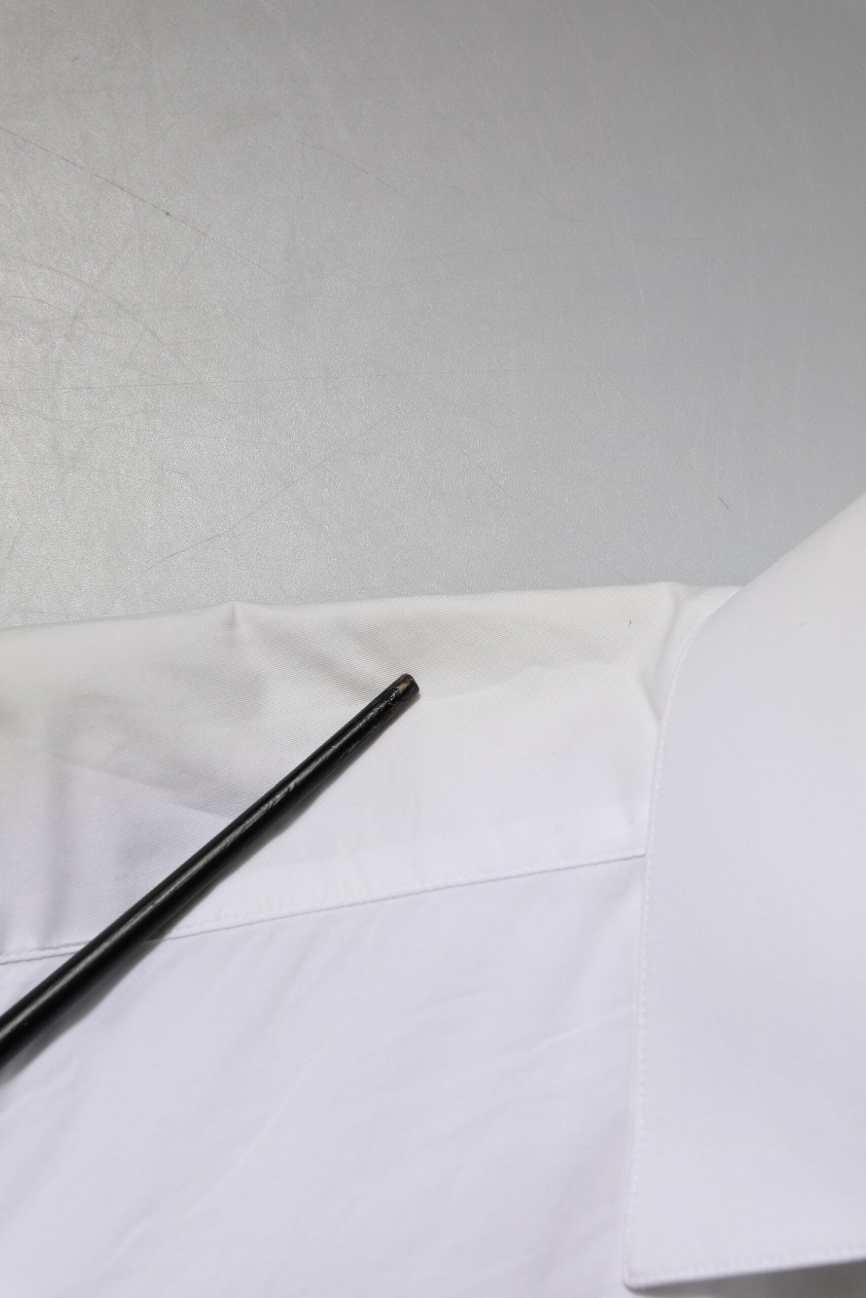 Dolce & Gabbana White Cotton GOLD Long Sleeves Dress Shirt | Regal Royce