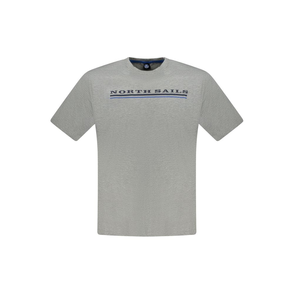 North Sails Grigio Cotton Men T-Shirt | Regal Royce