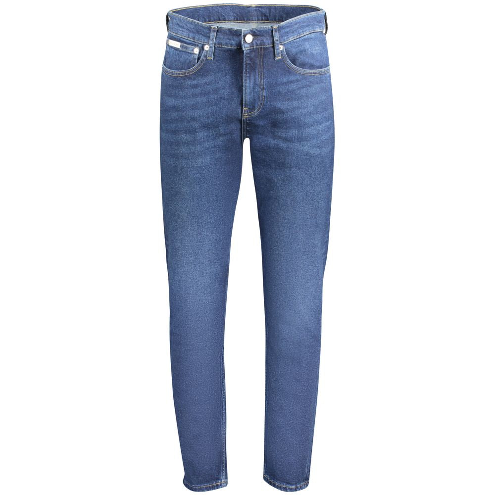 Calvin Klein Blu Cotton Men Jeans | Regal Royce
