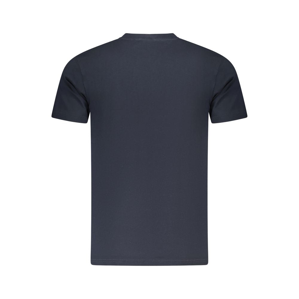 Cavalli Class Blu Cotton Men T-Shirt | Regal Royce