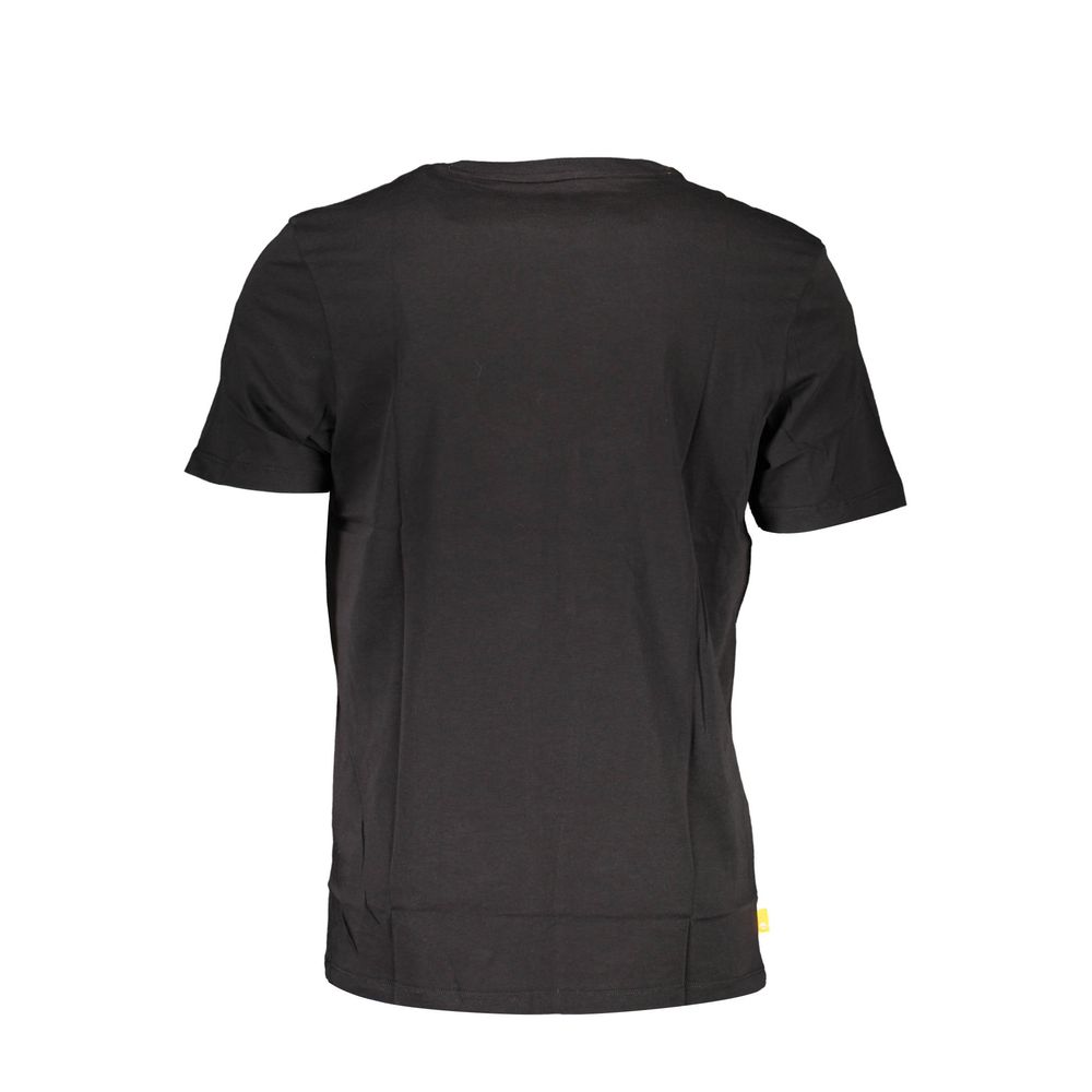 Timberland Black Organic Cotton Men T-Shirt | Regal Royce