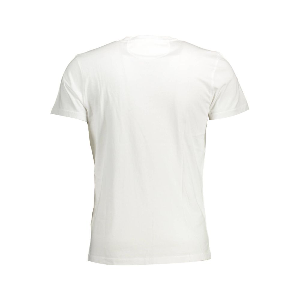 La Martina Bianco Cotton Men T-Shirt | Regal Royce