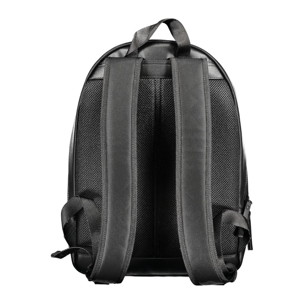 Tommy Hilfiger Black Polyurethane Men's Backpack | Regal Royce
