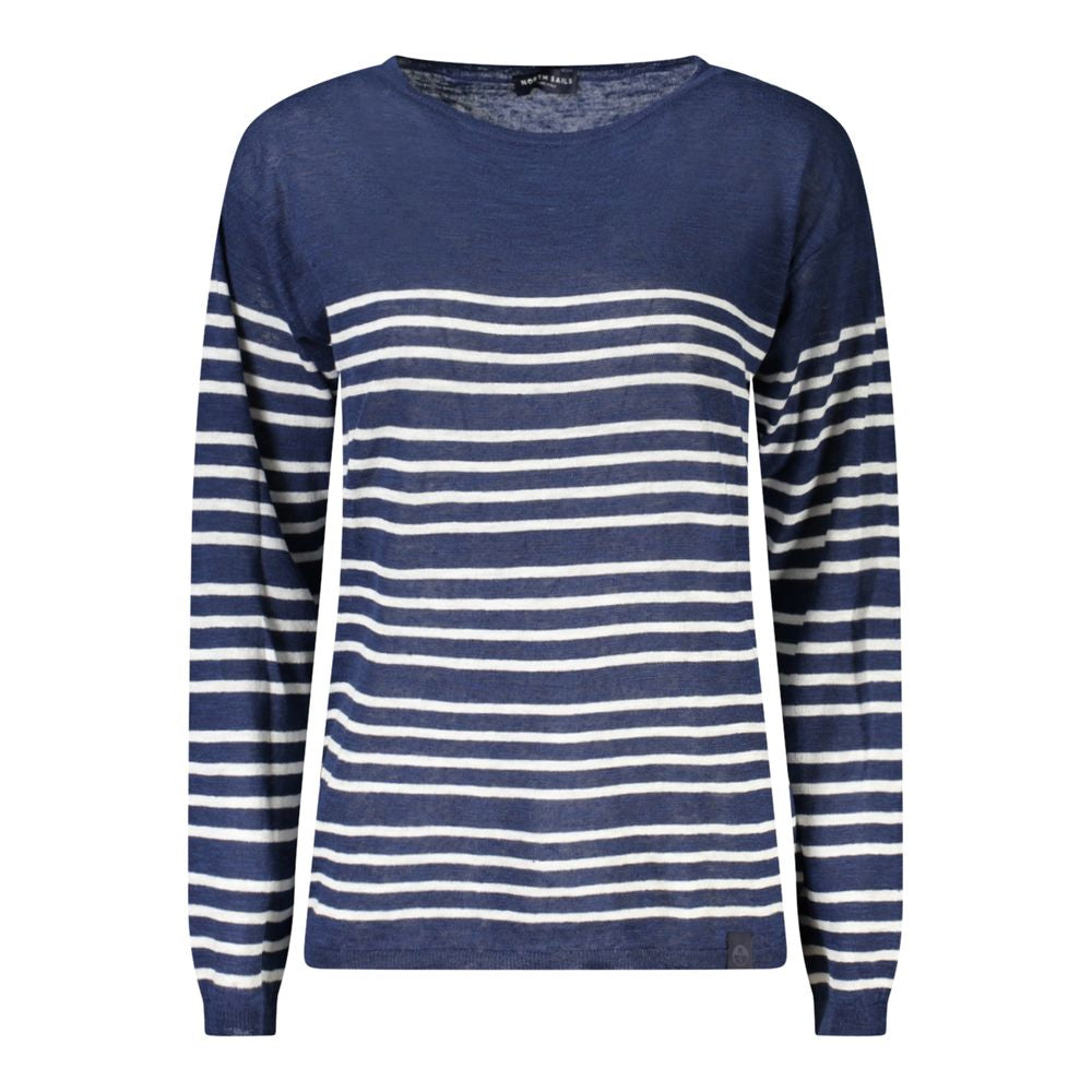 North Sails Blue Linen Women's Sweater | Regal Royce