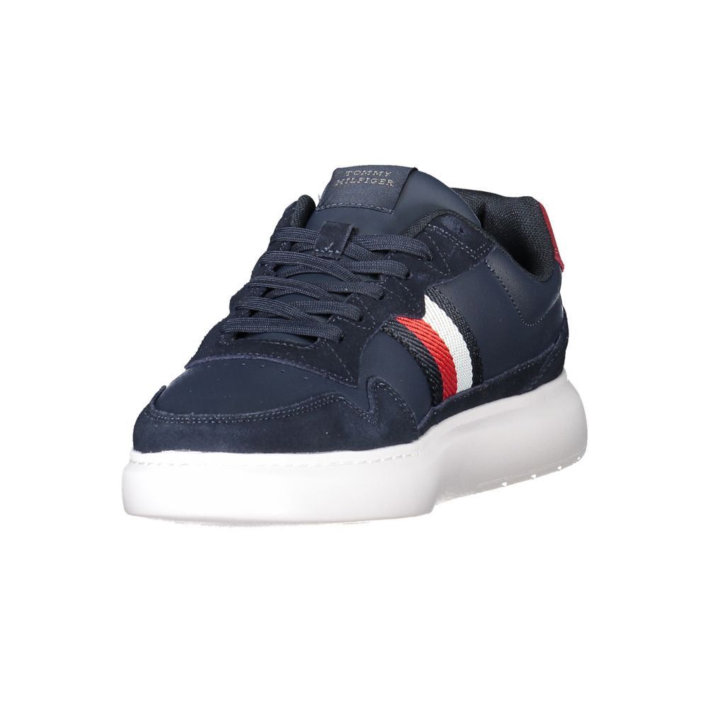 Tommy Hilfiger Blue Polyurethane Men Sneaker | Regal Royce