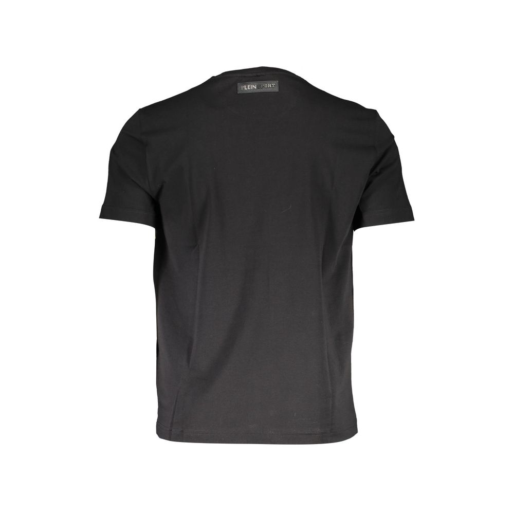 Plein Sport Black Cotton Men's T-Shirt | Regal Royce