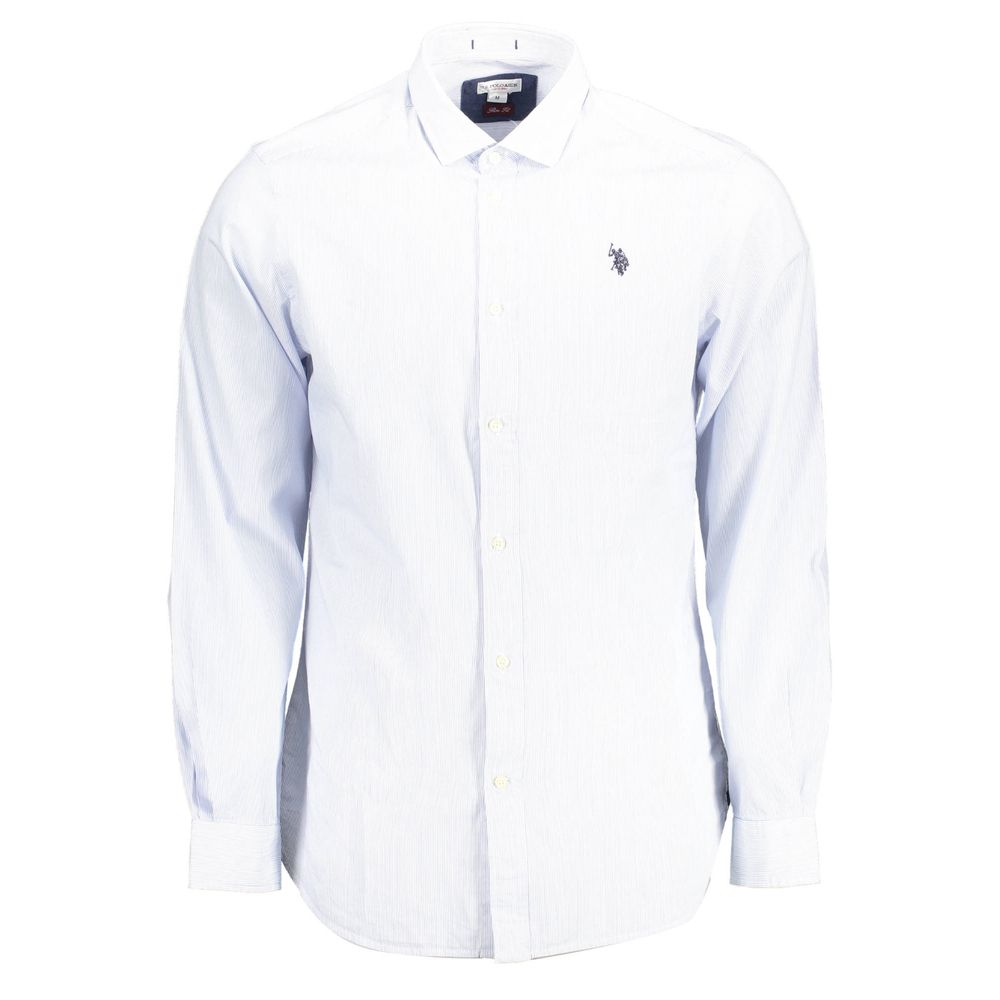 U.S. POLO ASSN. Azzurro Cotton Men's Shirt | Regal Royce