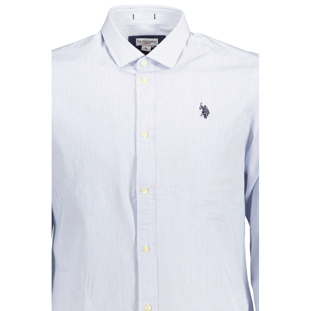 U.S. POLO ASSN. Azzurro Cotton Men's Shirt | Regal Royce