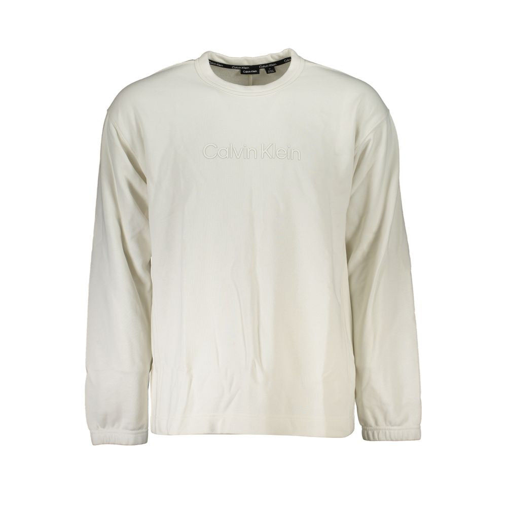 Calvin Klein White Cotton Men Sweater | Regal Royce