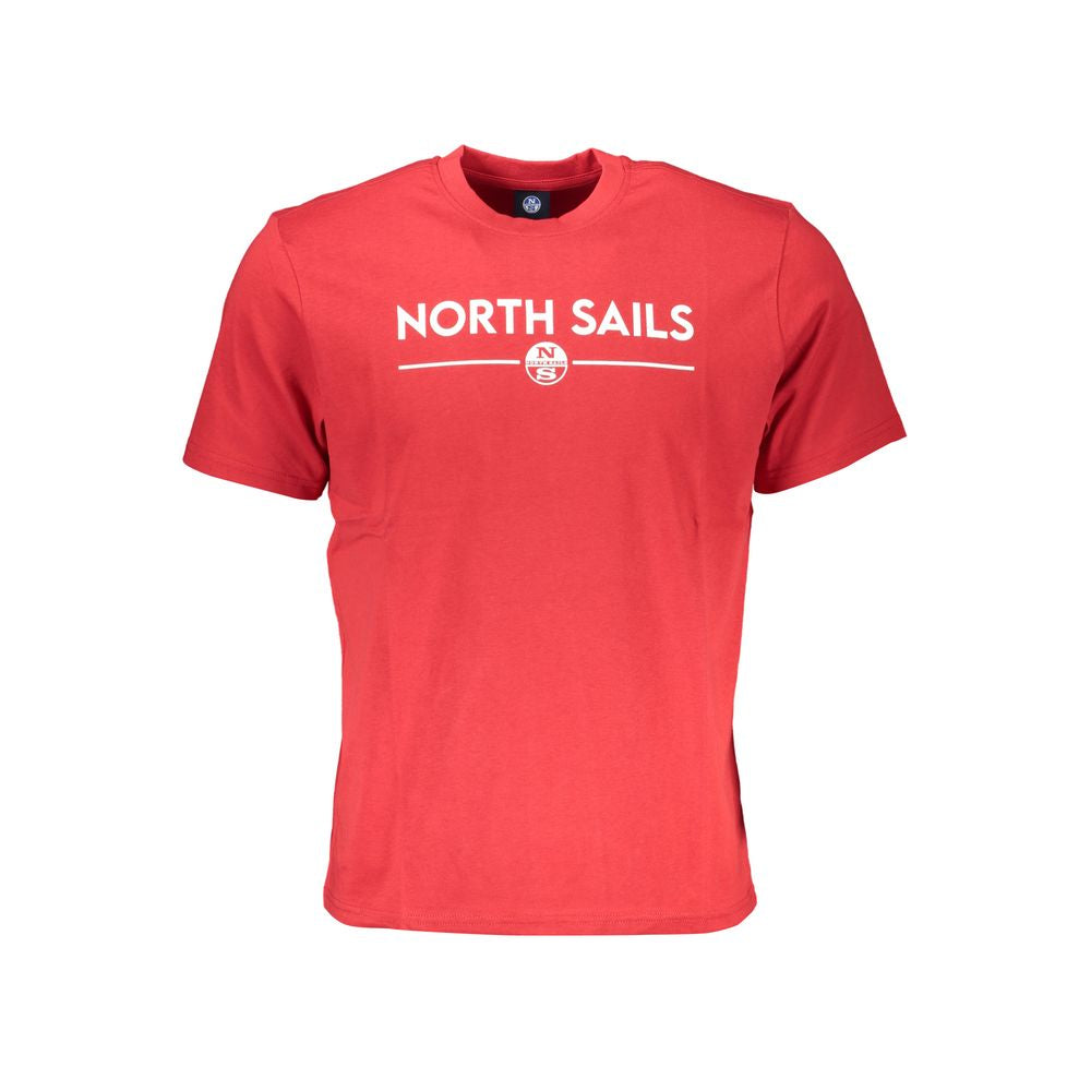 North Sails Rosso Cotton Men T-Shirt | Regal Royce