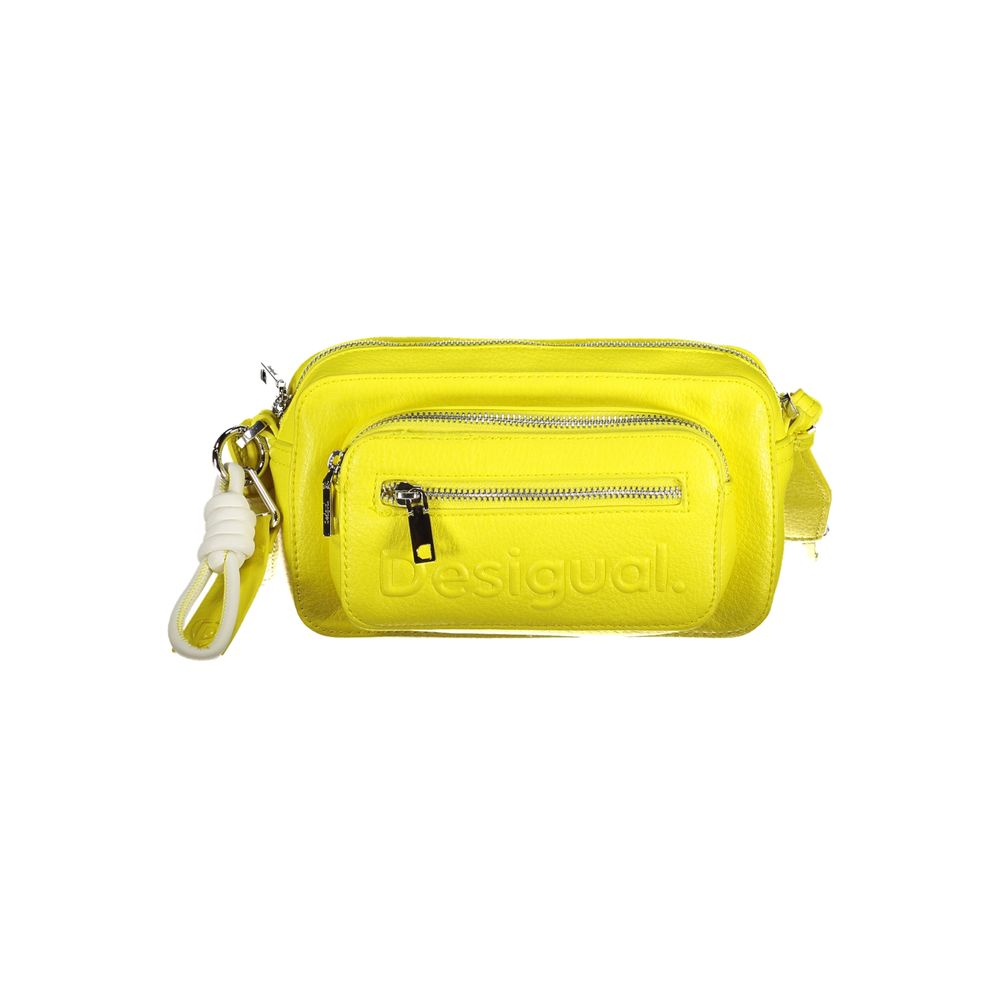 Desigual Giallo Poliuretano Women Handbag | Regal Royce