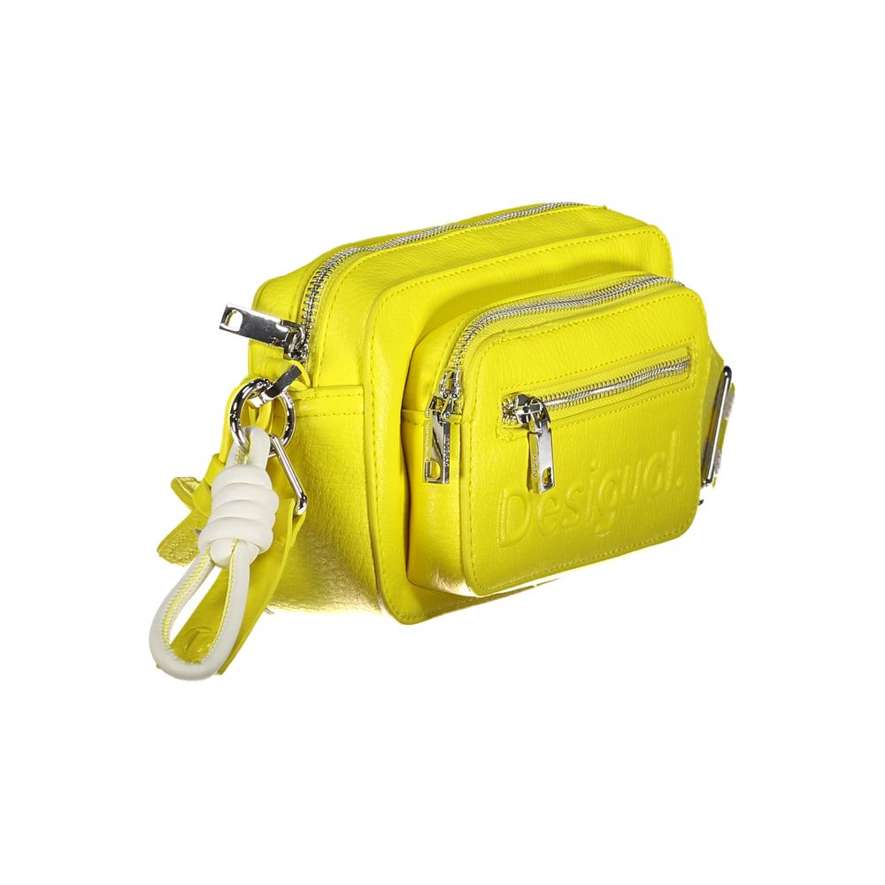 Desigual Giallo Poliuretano Women Handbag | Regal Royce
