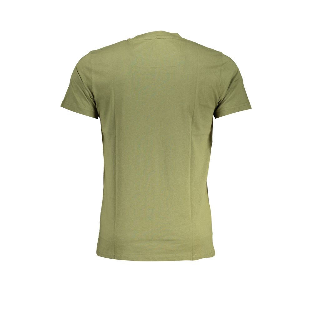 Cavalli Class Verde Cotton Men T-Shirt | Regal Royce