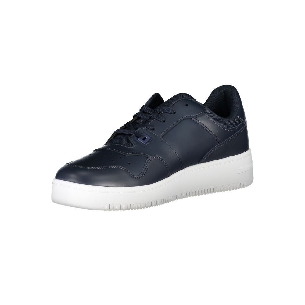 Tommy Hilfiger Blue Leather Men Sneaker | Regal Royce