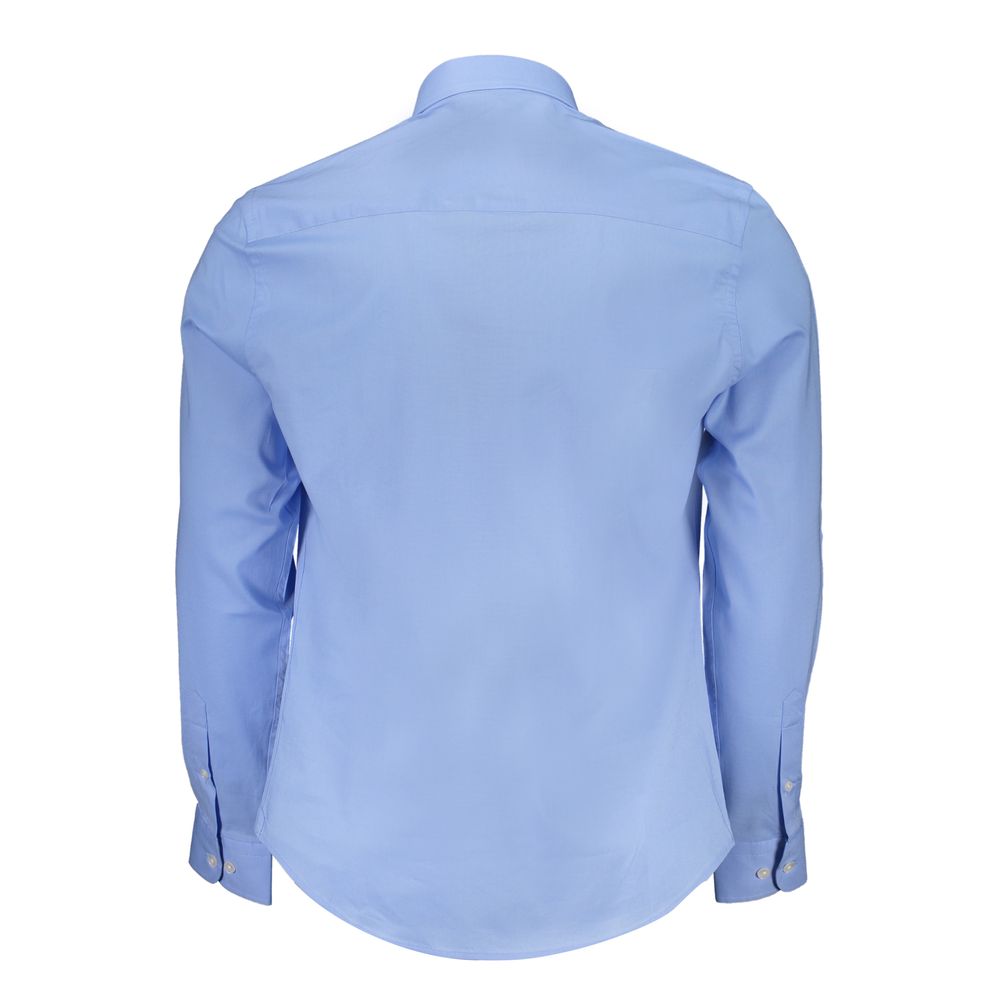 North Sails Light Blue Cotton Men Shirt | Regal Royce