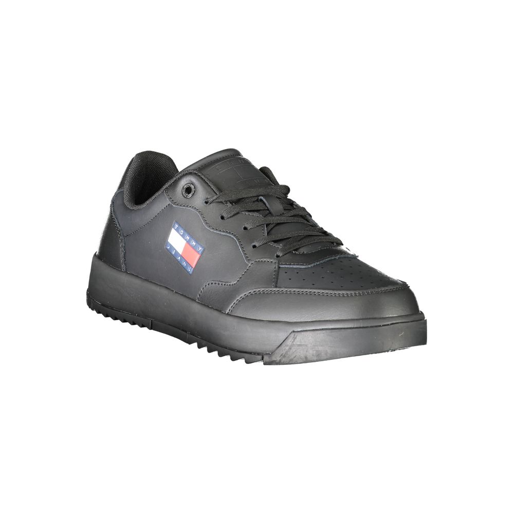 Tommy Hilfiger Nero Poliuretano Men Sneaker | Regal Royce