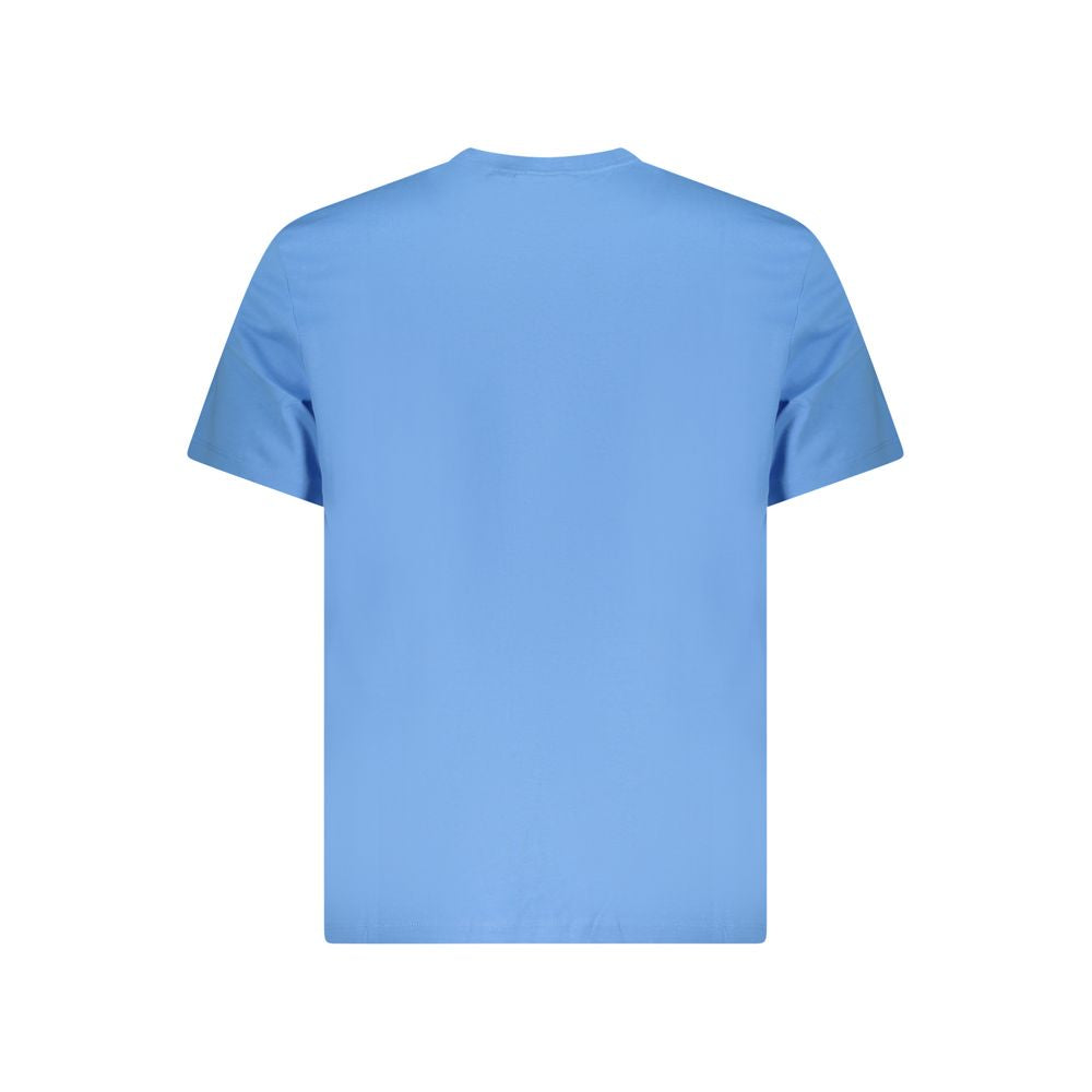 Calvin Klein Light Blue Cotton Men T-Shirt | Regal Royce