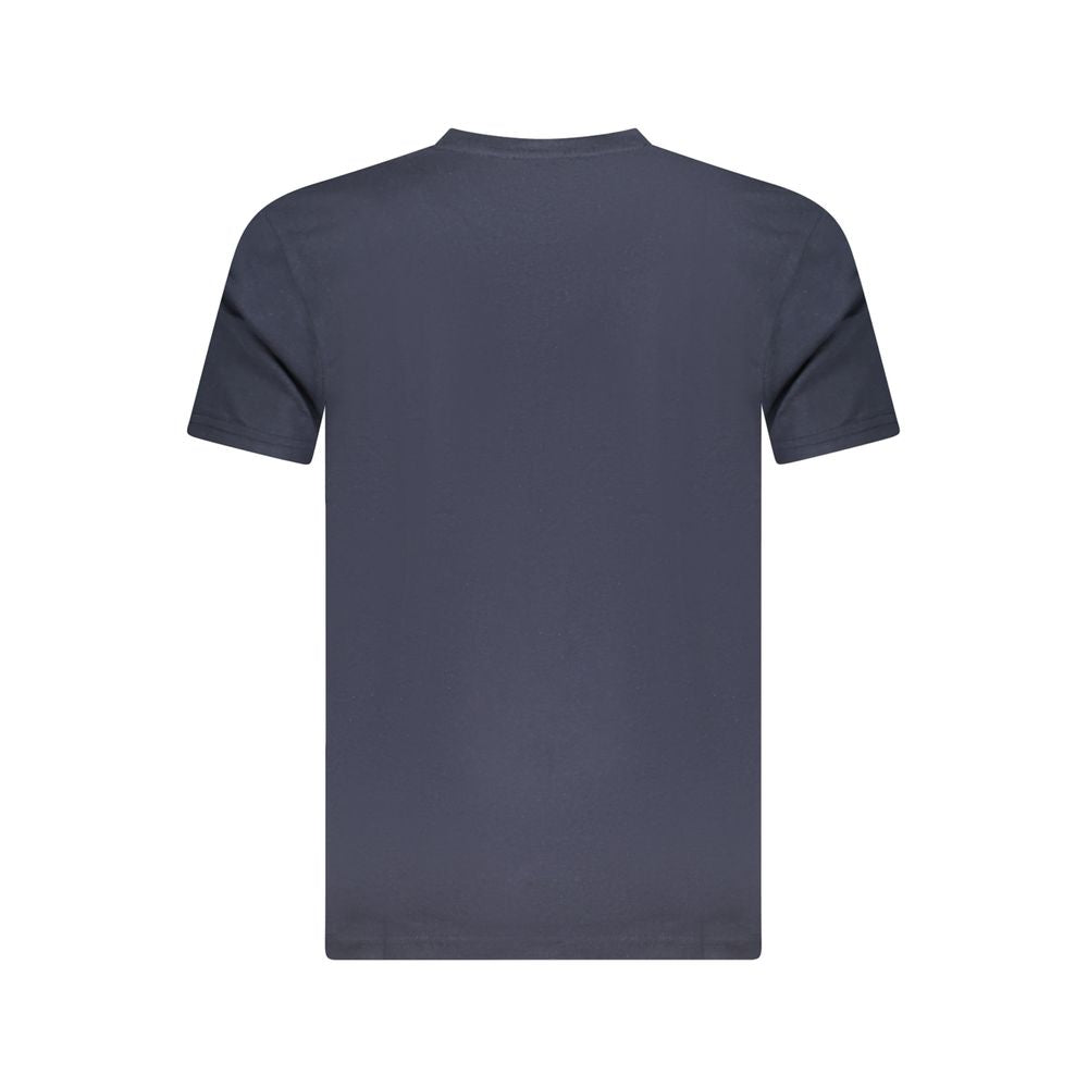 Cavalli Class Blu Cotton Men T-Shirt | Regal Royce