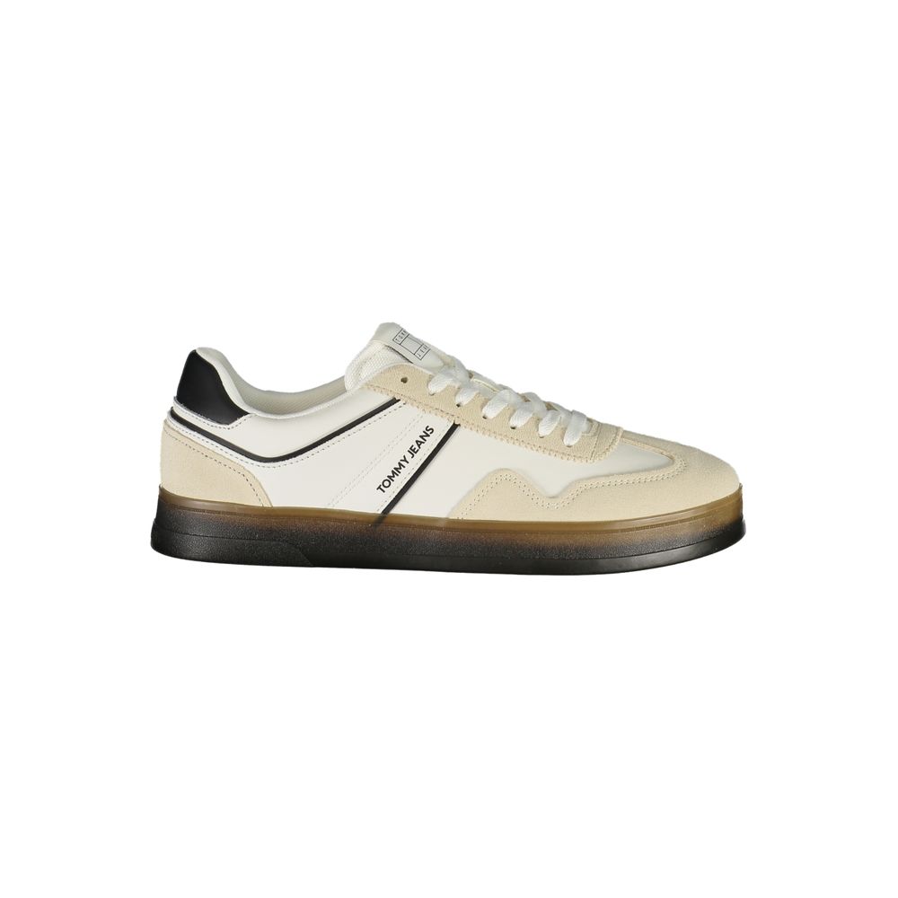 Tommy Hilfiger White Polyurethane Men's Sneaker | Regal Royce