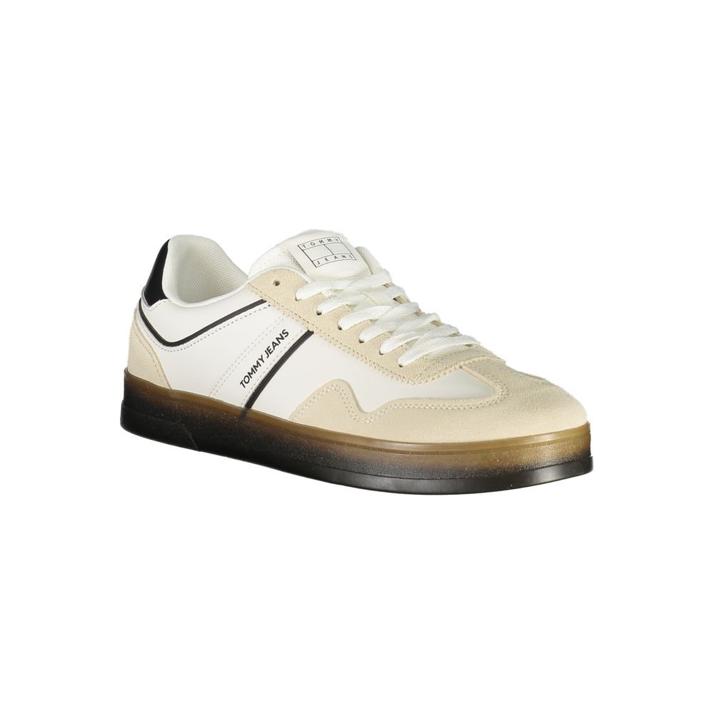 Tommy Hilfiger White Polyurethane Men's Sneaker | Regal Royce