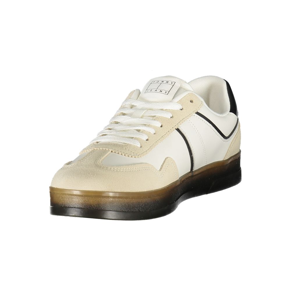 Tommy Hilfiger White Polyurethane Men's Sneaker | Regal Royce