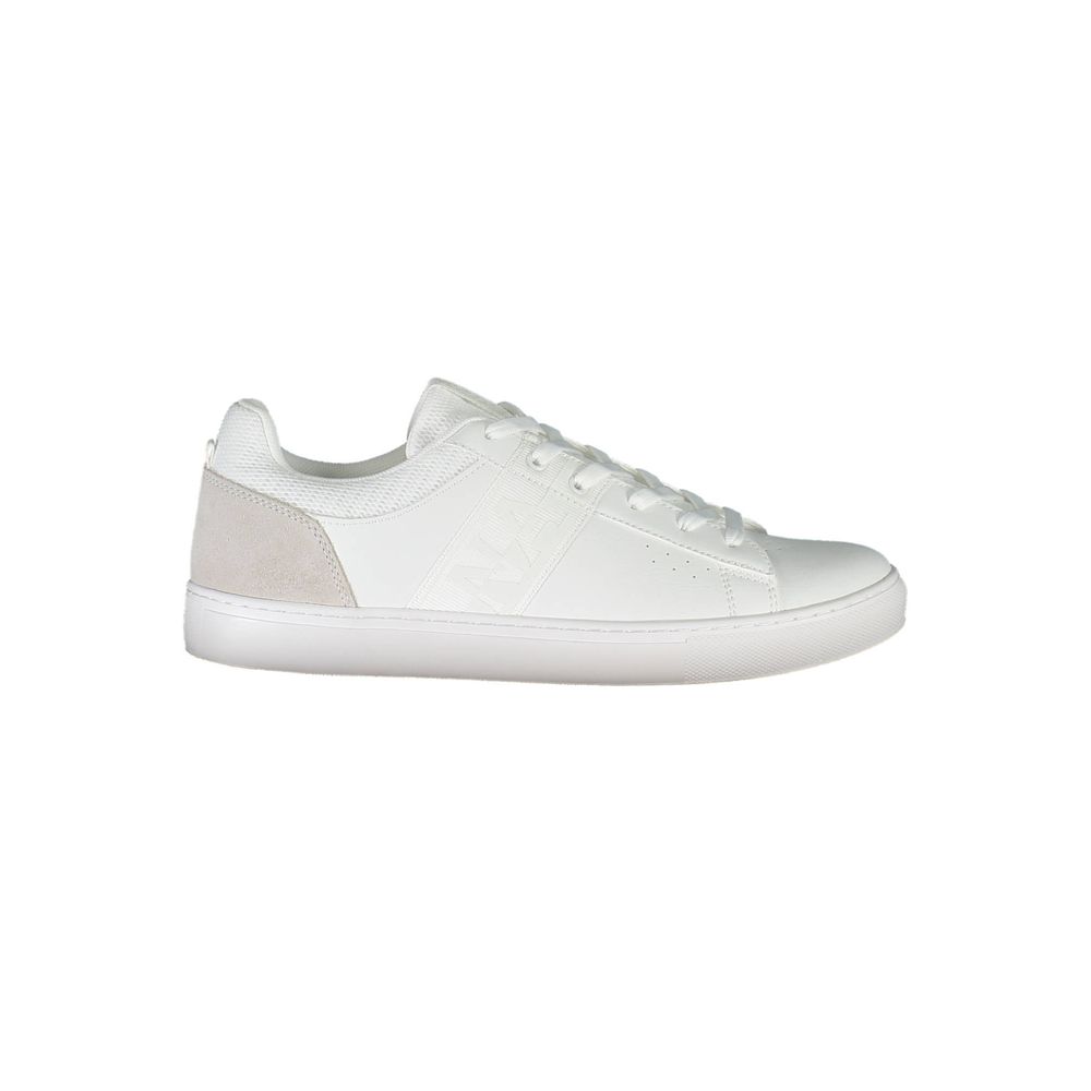 Napapijri White Leather Men Sneaker | Regal Royce