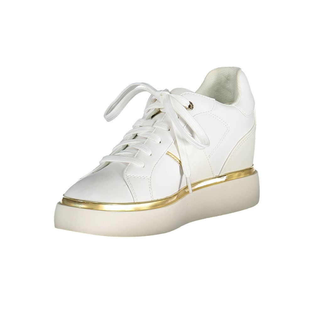 U.S. POLO ASSN. Bianco Poliestere Women Sneaker | Regal Royce