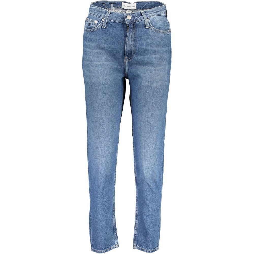 Calvin Klein Blue Cotton Women Jeans | Regal Royce
