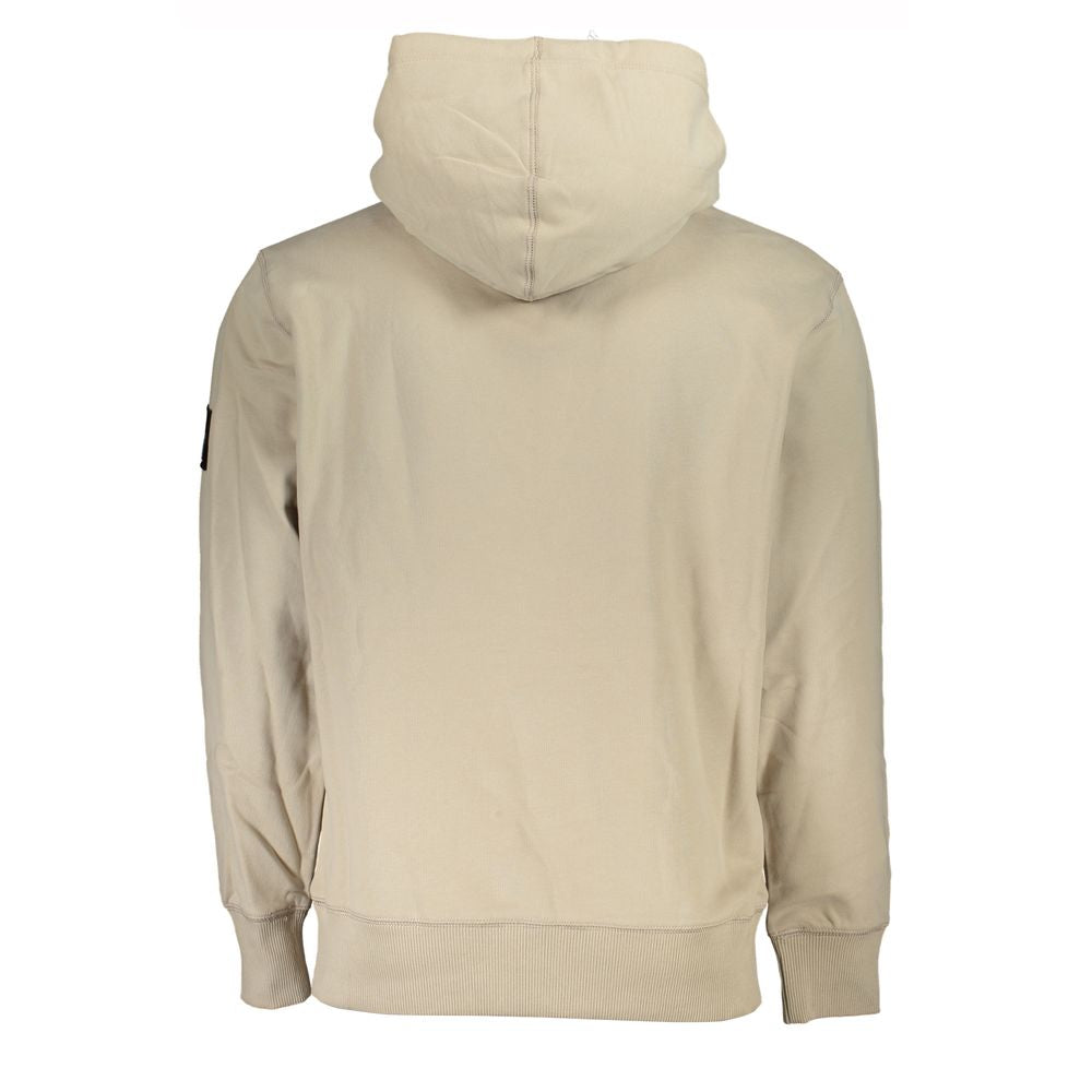 Calvin Klein Beige Cotton Men's Sweatshirt | Regal Royce