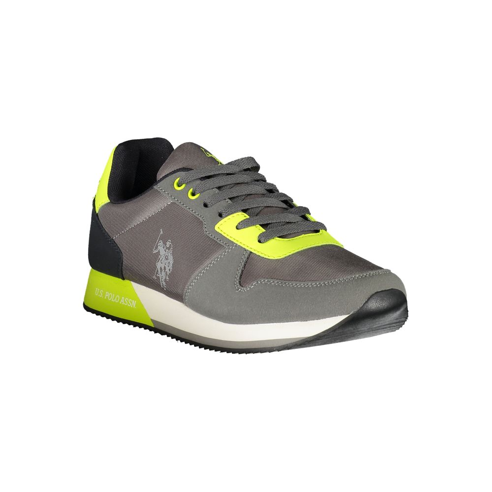 U.S. POLO ASSN. Grigio Polyurethane Men Sneaker | Regal Royce