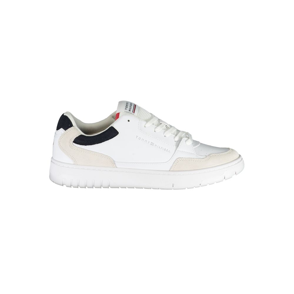 Tommy Hilfiger White Polyethylene Men Sneaker | Regal Royce