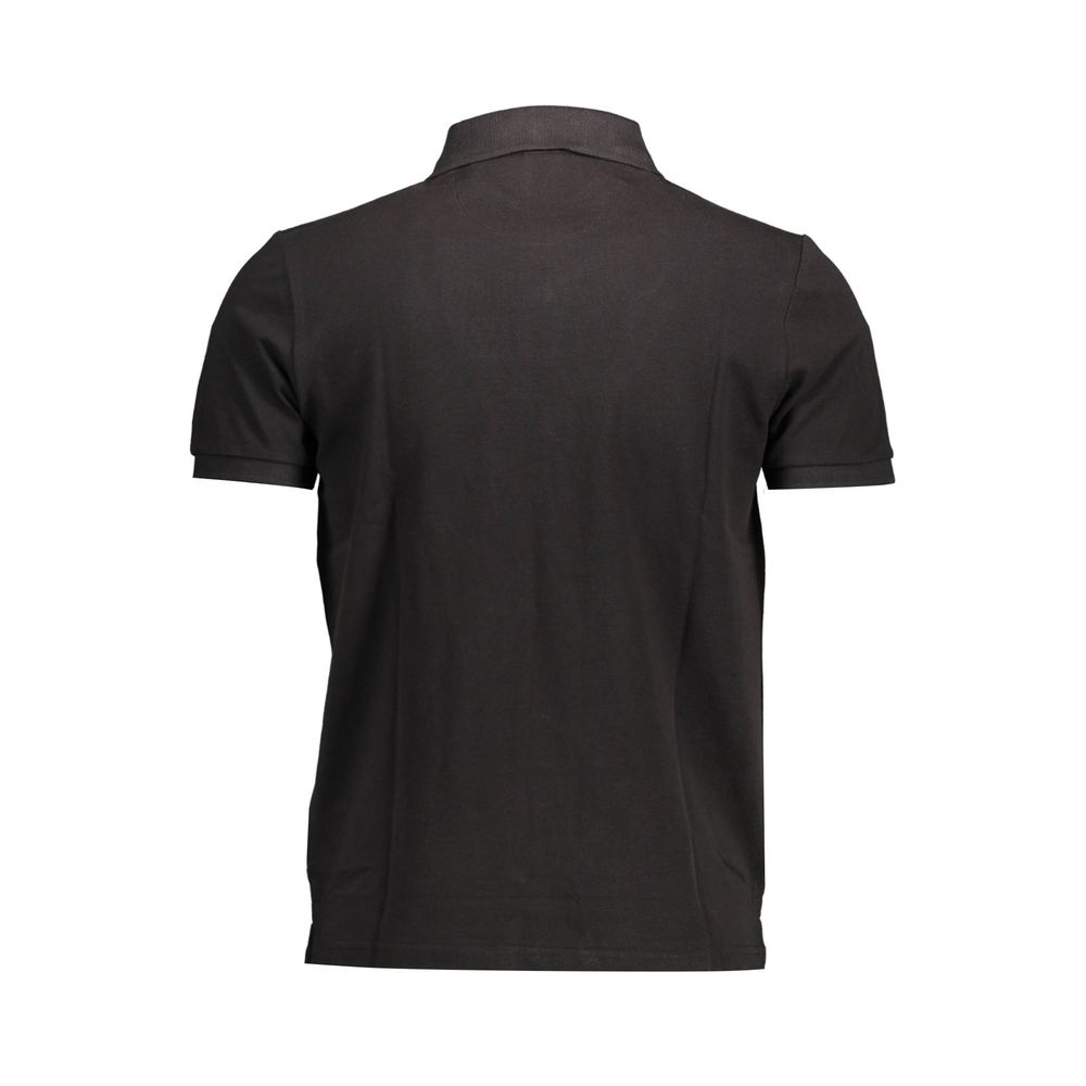 North Sails Black Cotton Men Polo Shirt | Regal Royce