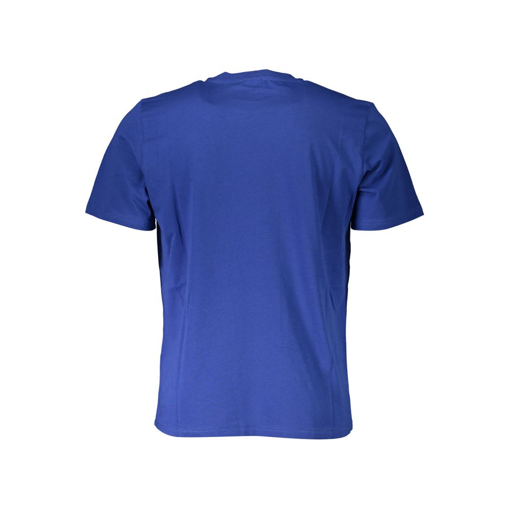 North Sails Blue Cotton Men T-Shirt | Regal Royce
