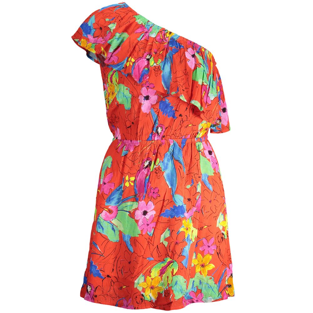 Desigual Red Viscose Women Dress | Regal Royce