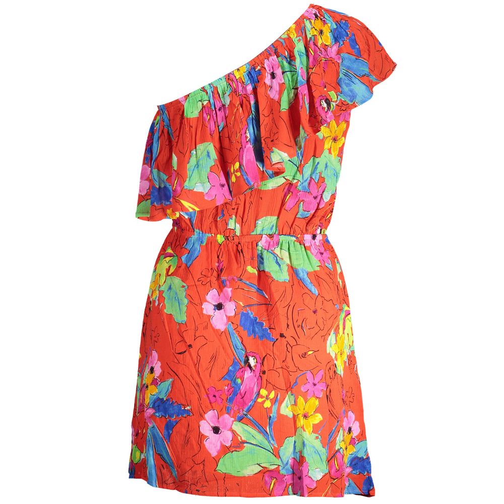 Desigual Red Viscose Women Dress | Regal Royce