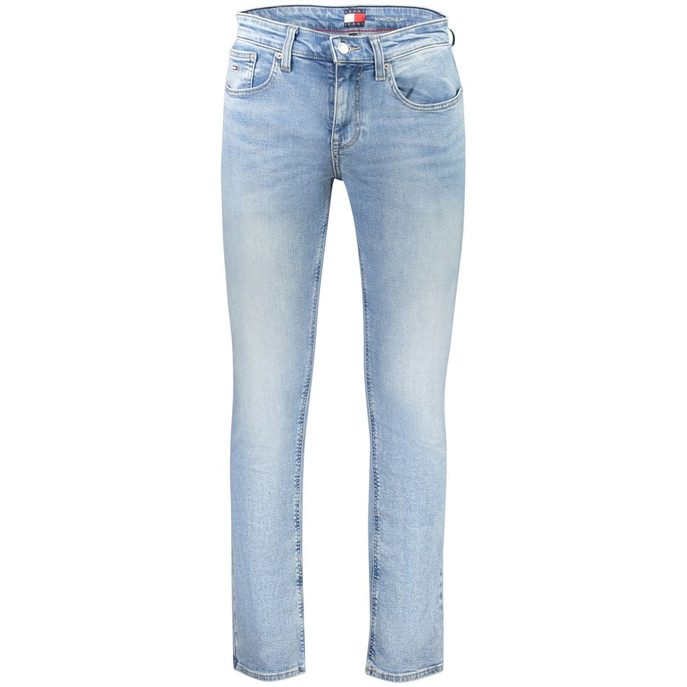Tommy Hilfiger Azzurro Cotton Men's Jean | Regal Royce