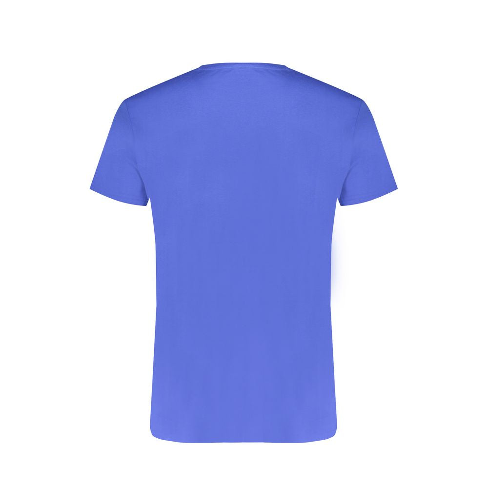 Trussardi Blue Cotton Men T-Shirt | Regal Royce