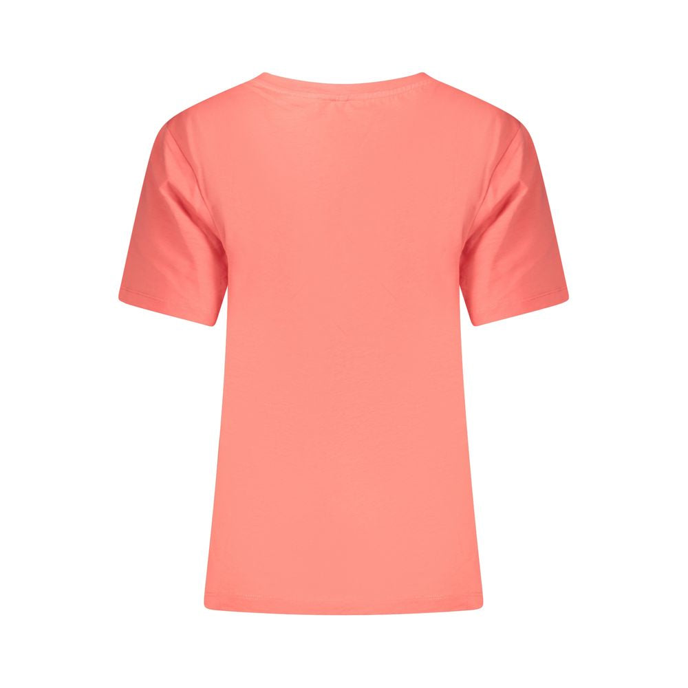 North Sails Pink Cotton Women T-Shirt | Regal Royce