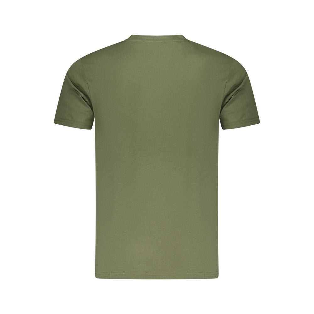 Cavalli Class Verde Cotton Men T-Shirt | Regal Royce