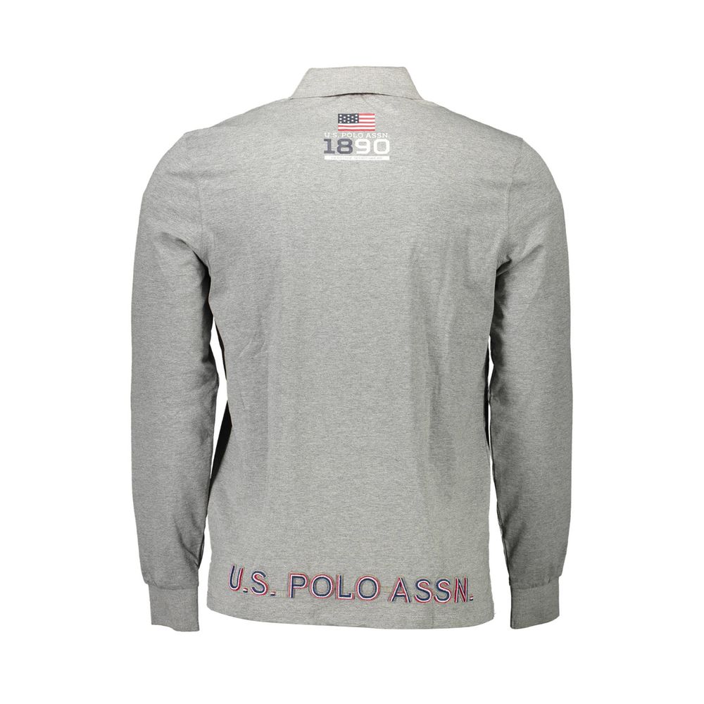 U.S. POLO ASSN. Grigio Cotton Men Polo Shirt | Regal Royce